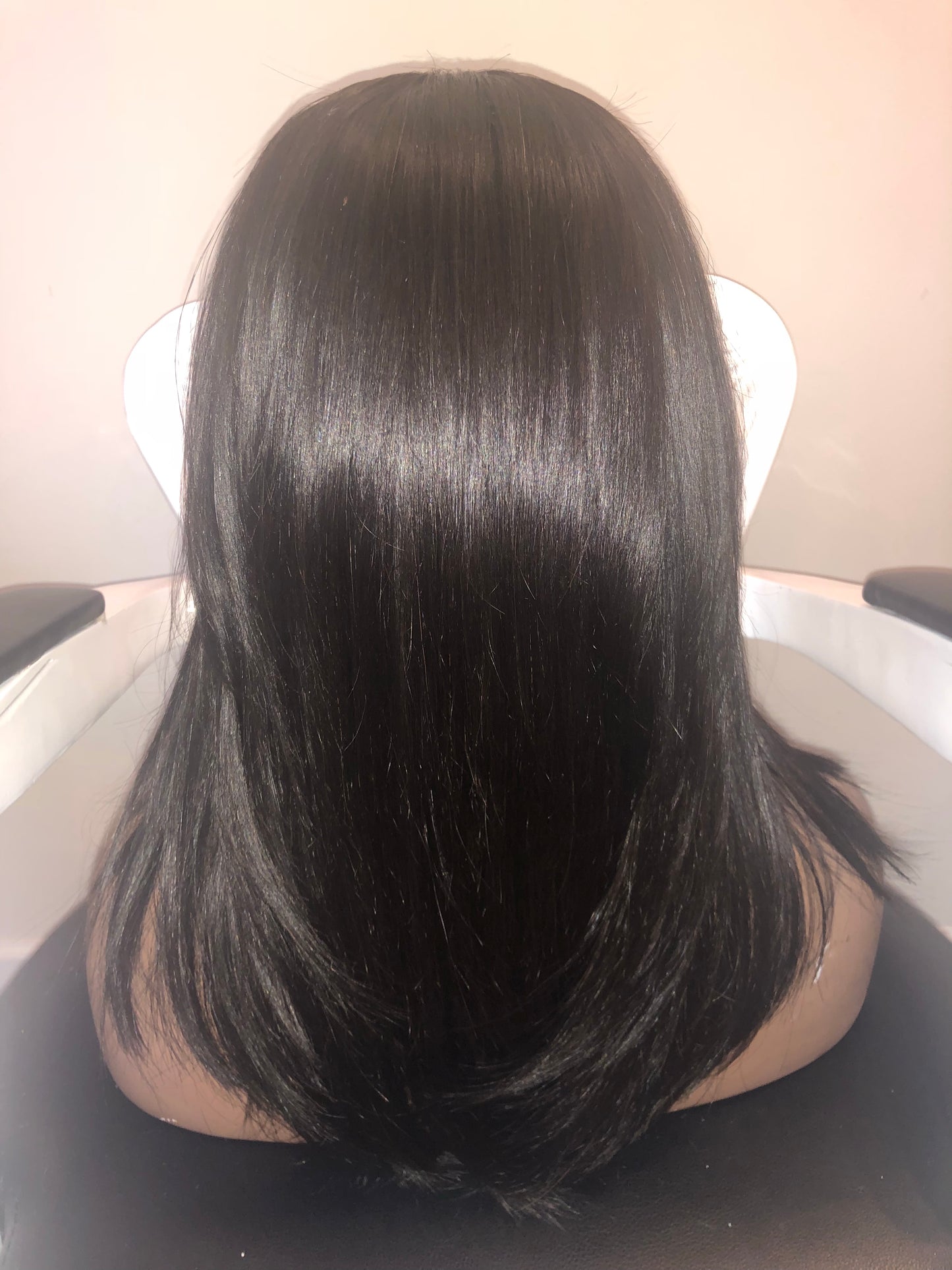 Medium Long Middle Part Lace Closure Unit
